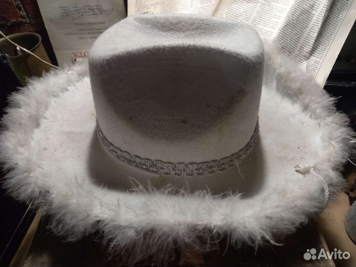 Шляпа Ковбойская Белая