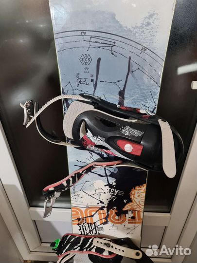 Сноуборд комплект с креплениями