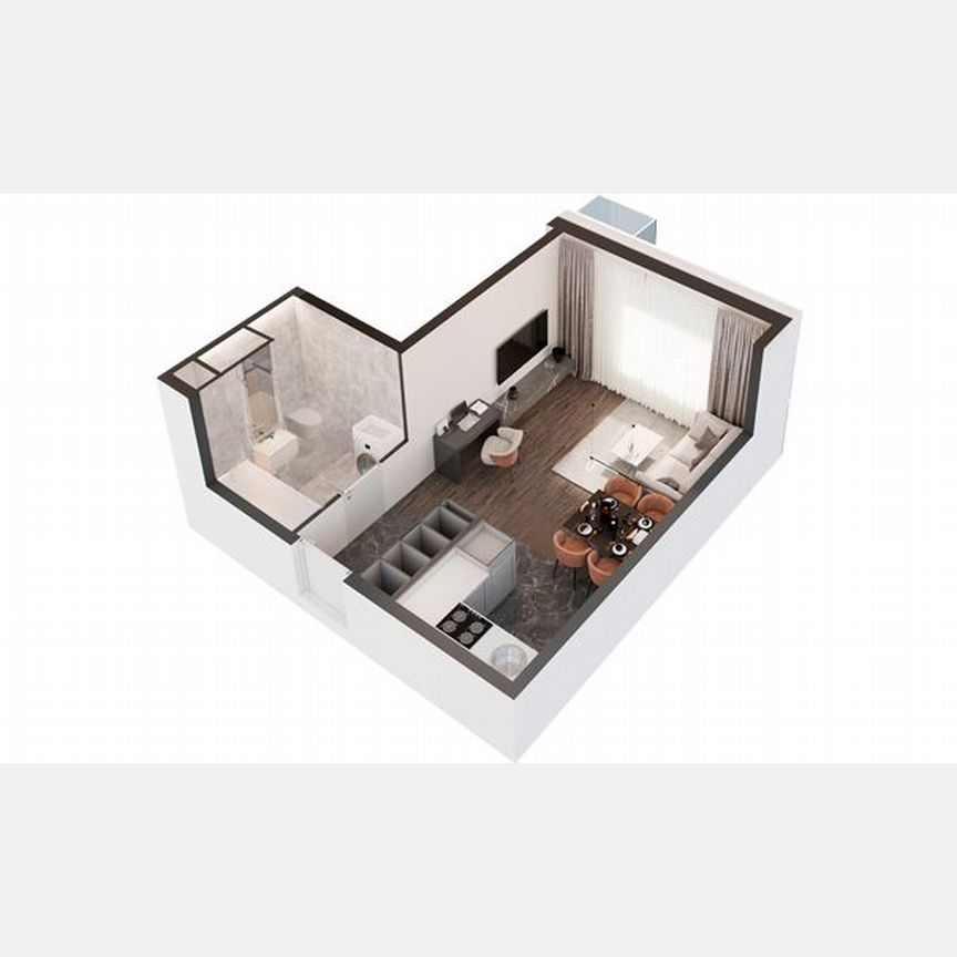 Апартаменты-студия, 28,5 м², 27/30 эт.