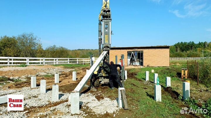Профессионльнвй монтаж жб свай