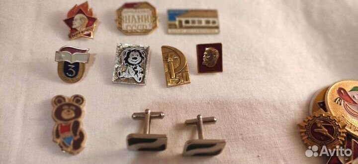 Значки СССР, пионерские, октябрьские