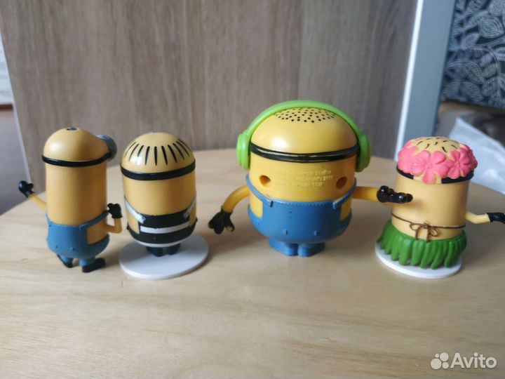 Игрушки миньоны из Макдональдса 2017г