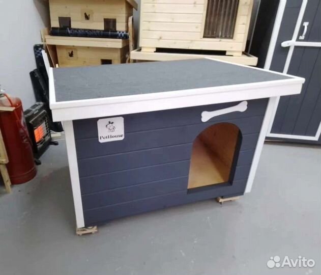 Будка для собаки. Имитация бруса