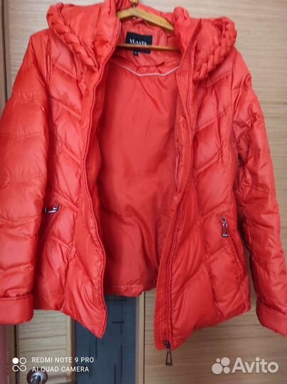 Пуховик женский с капюшоном новый 48 50