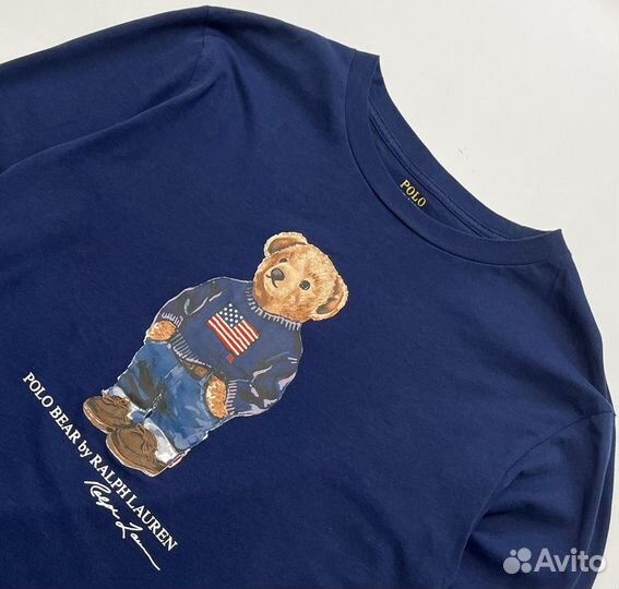 Polo Ralph lauren Bear лонгслив как Tommy