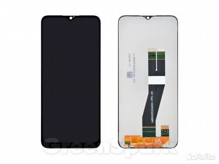 Дисплей для Samsung A025F Galaxy A02s +тач черный