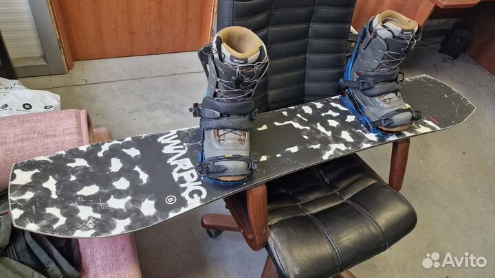 Сноуборд комплект warpig/phantom/venture pro