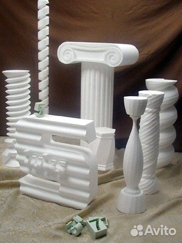 Резка пенопласта: буквы, фигуры, фасад, декорации