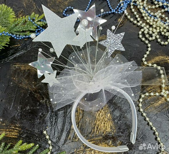 Ободок Звёздочка новогодний