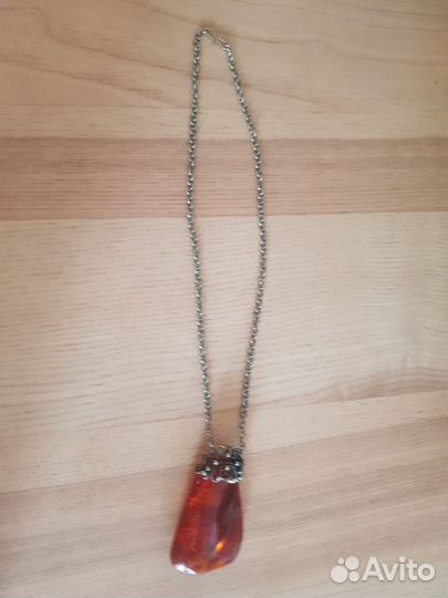 Кулон янтарь СССР