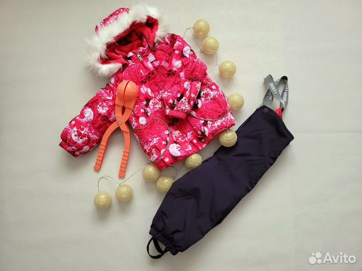 Зимний комбинезон для девочки 86 92 Lenne