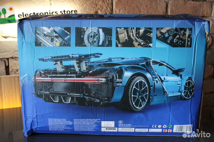 Конструктор Bugatti 3696 деталей аналог Lego