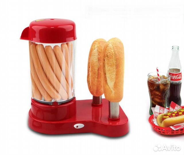 Аппарат для хот догов с вертикальными насадками