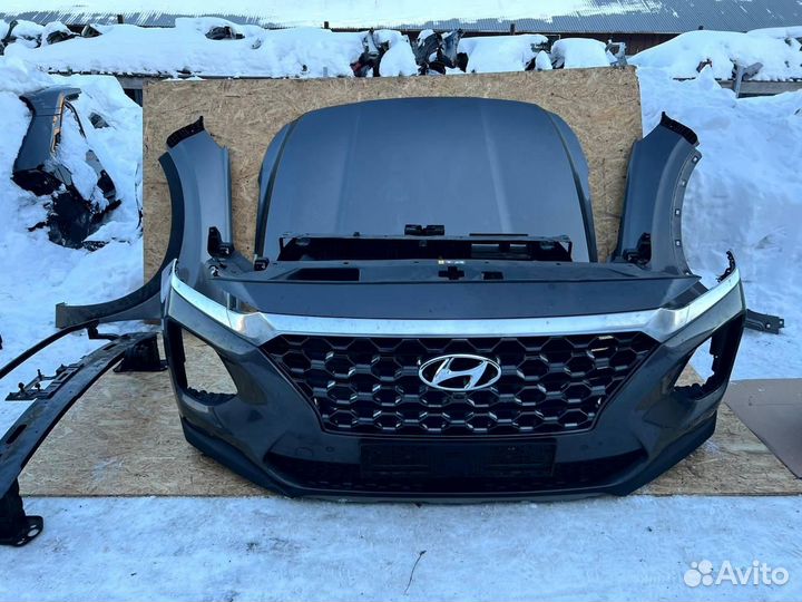 Hyundai Santa Fe Ноускат морда в сборе