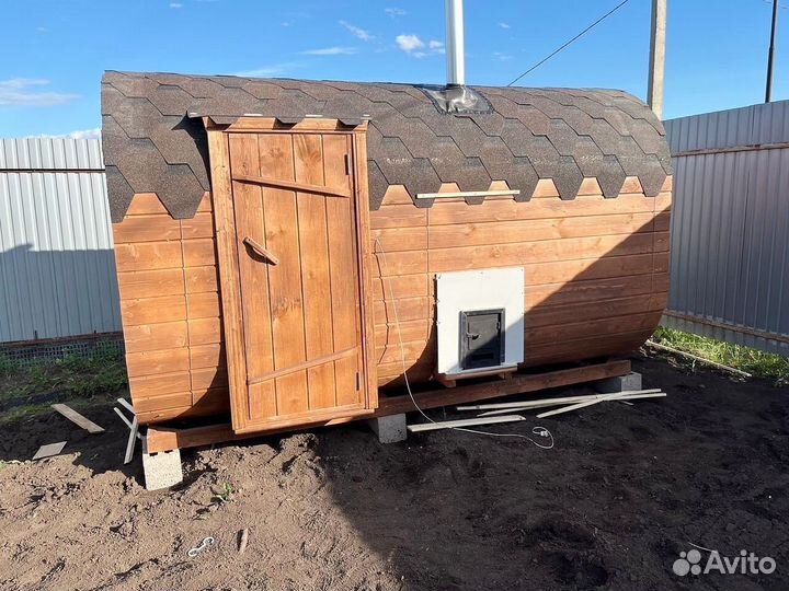 Баня бочка квадро в наличии