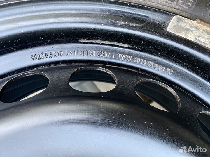 Колеса штампы Vag R16 5/112 + Bridgestone 215/65