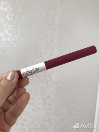 Maybelline super stay ink crayon помада