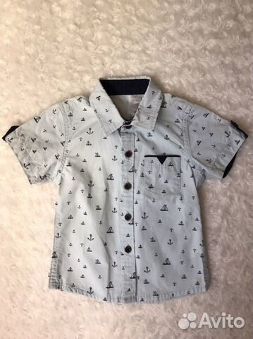 Рубашка на мальчика 80р