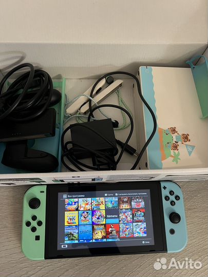 Nintendo Switch V2 Animal Прошитый с 20 Играми
