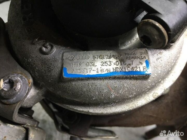 Турбокомпрессор (турбина) Skoda Octavia (A5 1Z)