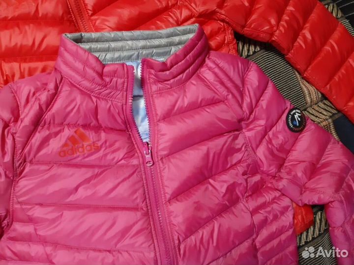 Лыж.разминочные куртки S 40-42 пух adidas