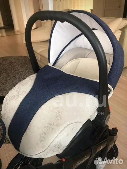 Коляска 3 в 1 Verdi Faster джинс