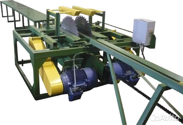 Станок брусующий проходного типа cбр-2П-1000