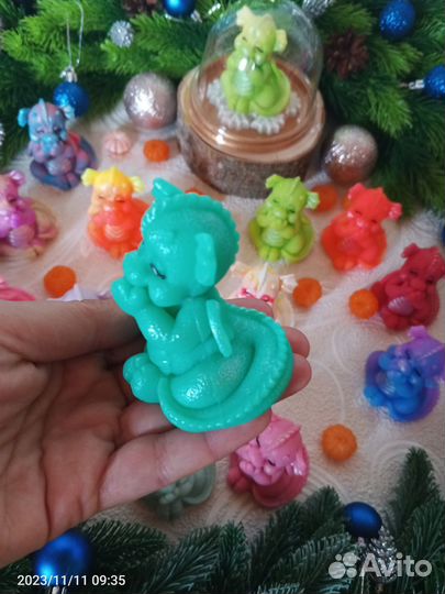 Подарок дракон из мыла