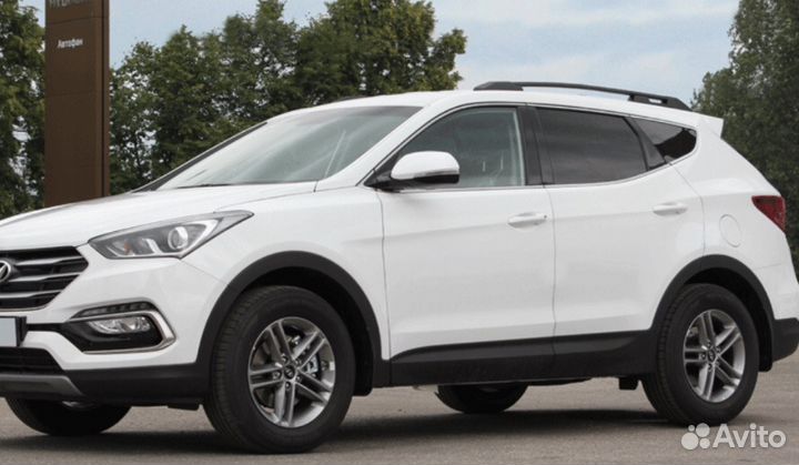 Рейлинги на крышу Hyundai Santa Fe