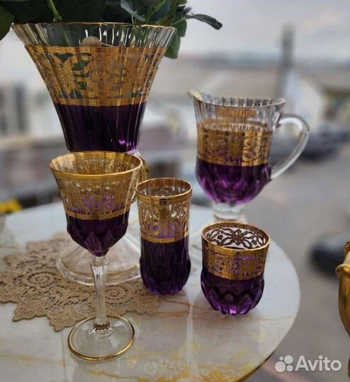 Бокалы,фужеры,стаканы, графины