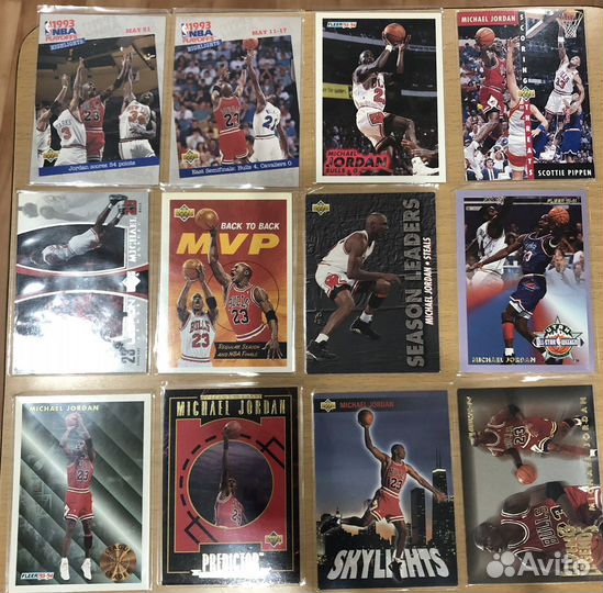 Карты NBA Jordan,оригинал