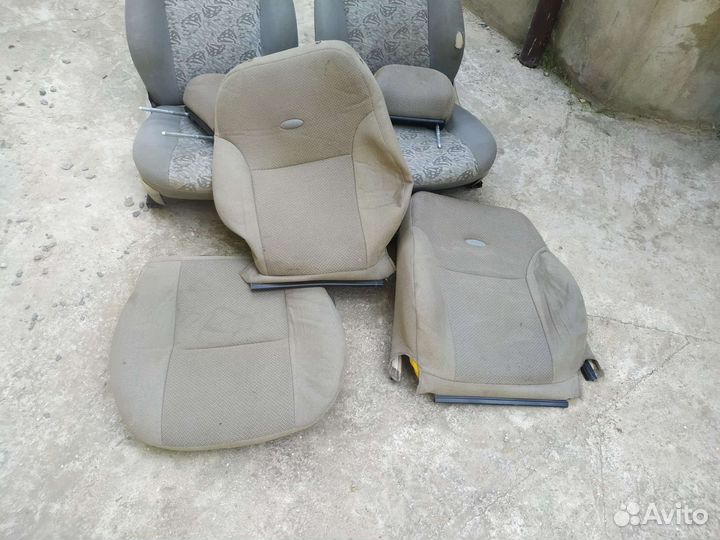 Сиденья обивка Калина салон