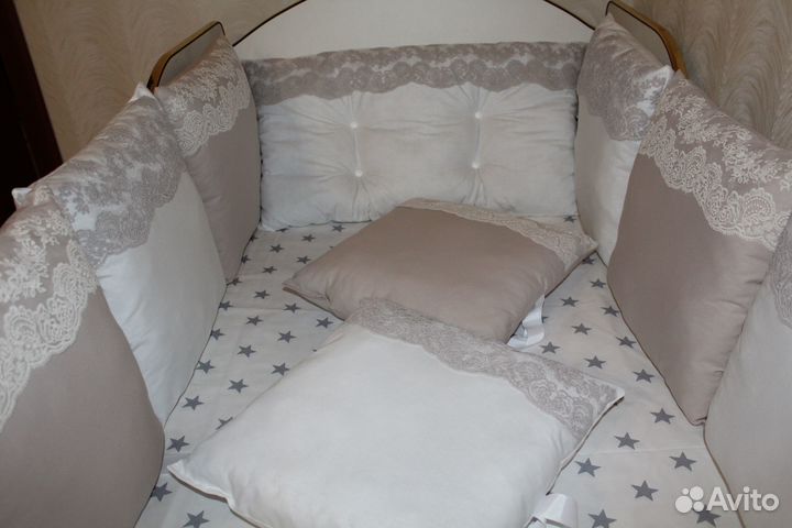 Бортики в детскую кроватку новые