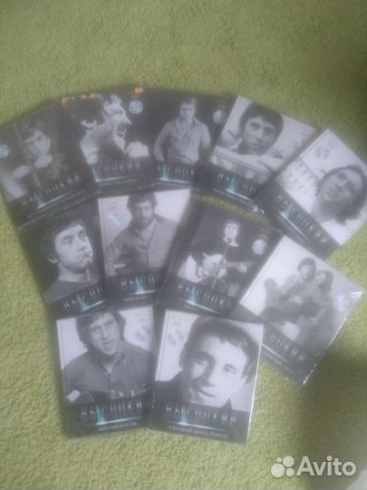Книги с дисками cd. Высоцкий 11 шт