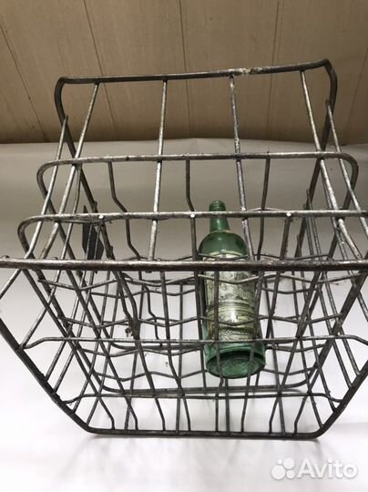 Ящик СССР металлический для бутылок