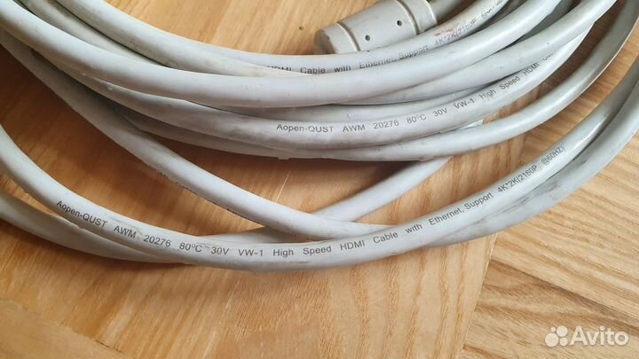 Кабели hdmi, USB, VGA (10 м)