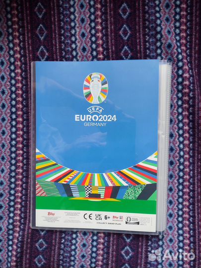 Биндер topps uefa Euro 2024. Match Attax