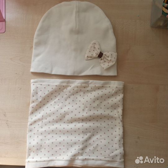 Шапки,шарфы для дев. 3-7лет