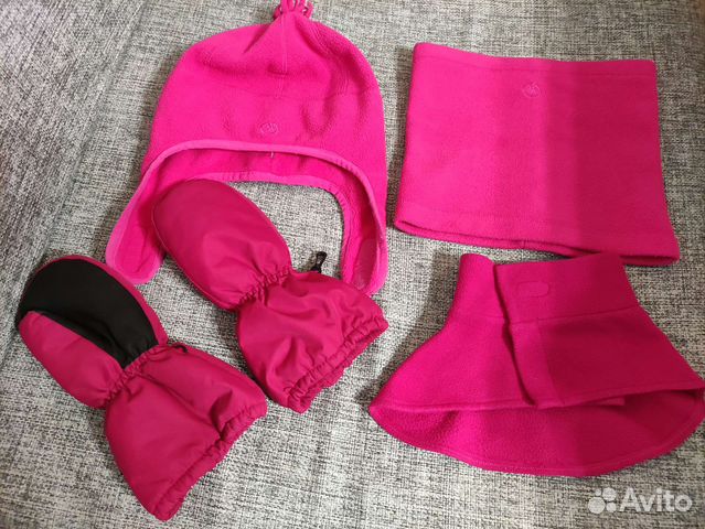 Шапка шарф снуд варежки Reima PreMont