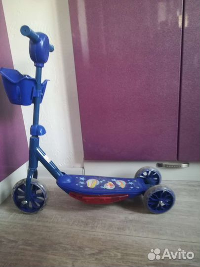 Самокат детский трехколесный