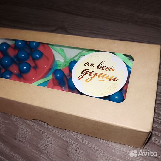 Массажное мыло ручной работы