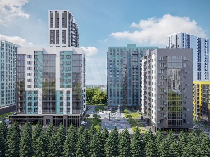 2-к. квартира, 58,5 м², 13/24 эт.