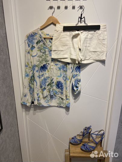 Шорты женские хлопок джинса короткие 40 42 летние