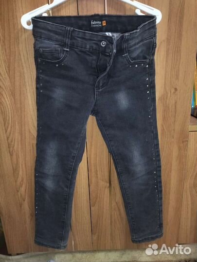 Джинсы для девочки (110)