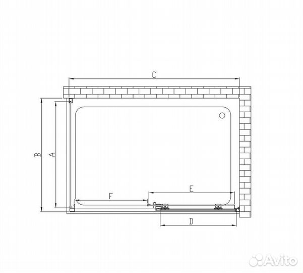 Душевой уголок Soft VSR-3SO1010CL, 1000*1000