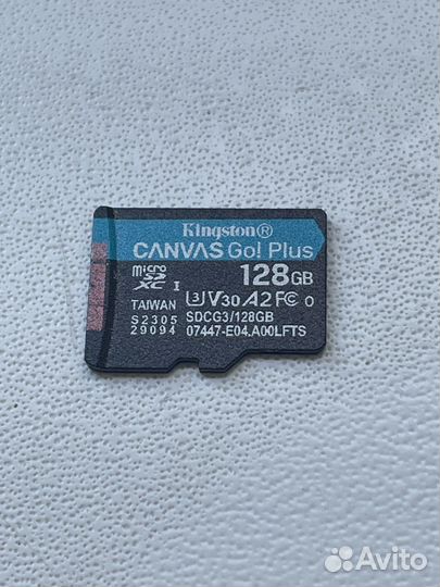 Карта памяти Kingston Canvas Go Plus 128 Gb