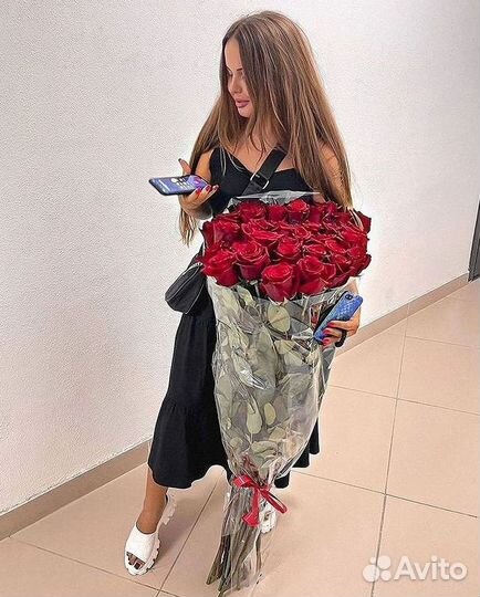 Букет роз 101 роза 51 роза