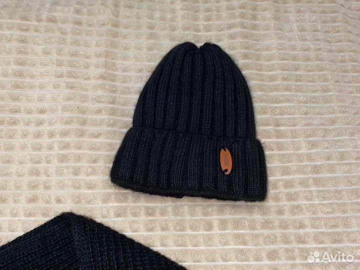 Зимняя шапка +снуд