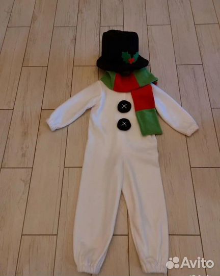 Прокат карнавальный костюм снеговик