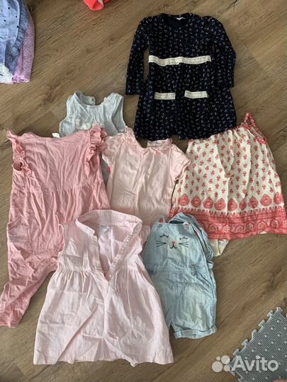 Пакет вещей на девочку 80-86 см